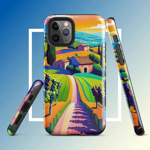 Ollieprint Tuscan Dream Art Tough Case for iPhone® 11, 12, 13, 14, 15 - Ollie Print Designs LLC