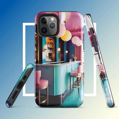 Ollieprint Art Deco Hotel Bar Tough Case for iPhone® 11, 12, 13, 14, 15 - Ollie Print Designs LLC