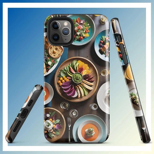 Ollieprint Foodie Dream Tough Case for iPhone® 11, 12, 13, 14, 15 - Ollie Print Designs LLC