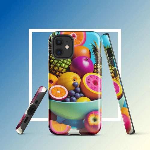OlliePrint Vibrant Tropical Fruit Tough Case for iPhone® - Ollie Print Designs LLC