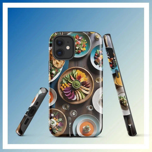 Ollieprint Foodie Dream Tough Case for iPhone® 11, 12, 13, 14, 15 - Ollie Print Designs LLC