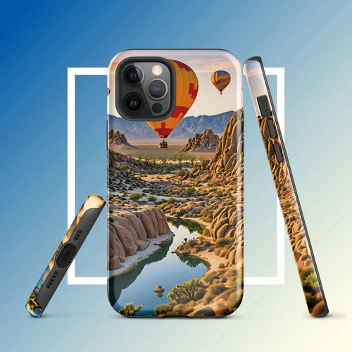 Ollie Print Canyon Balloon Tour Art Tough Case for iPhone® 11, 12, 13, 14, 15 - Ollie Print Designs LLC
