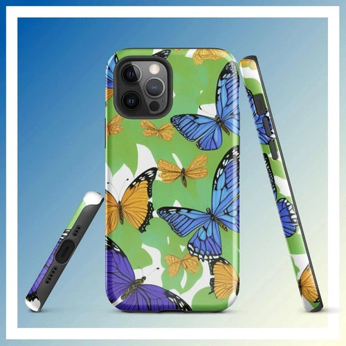 Ollieprint Butterfly Artwork Tough Case for iPhone® 11, 12, 13, 14, 15 - Ollie Print Designs LLC