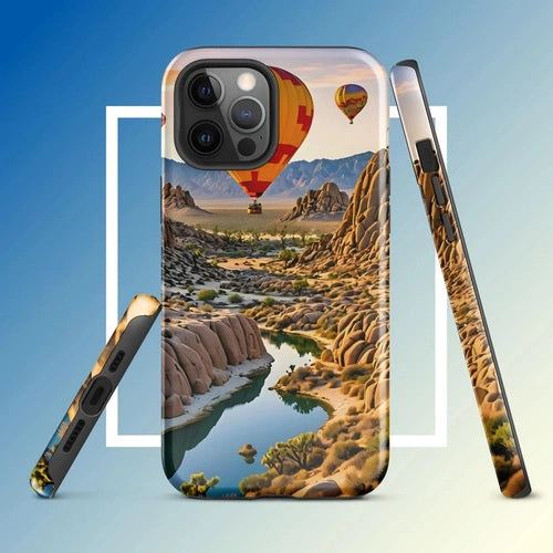 Ollie Print Canyon Balloon Tour Art Tough Case for iPhone® 11, 12, 13, 14, 15 - Ollie Print Designs LLC