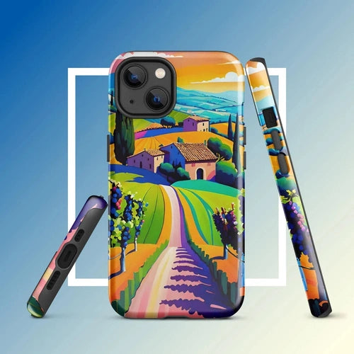 Ollieprint Tuscan Dream Art Tough Case for iPhone® 11, 12, 13, 14, 15 - Ollie Print Designs LLC