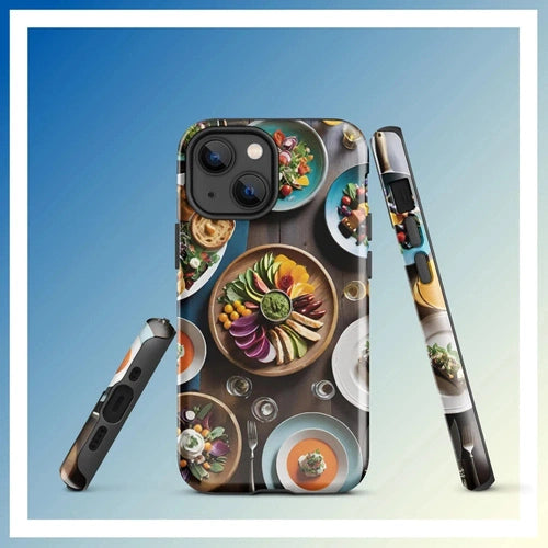 Ollieprint Foodie Dream Tough Case for iPhone® 11, 12, 13, 14, 15 - Ollie Print Designs LLC