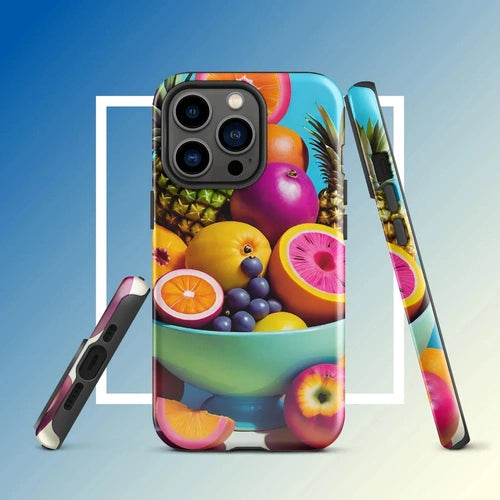 OlliePrint Vibrant Tropical Fruit Tough Case for iPhone® - Ollie Print Designs LLC