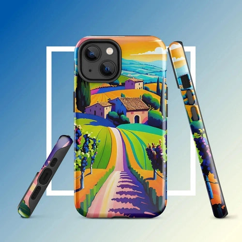 Ollieprint Tuscan Dream Art Tough Case for iPhone® 11, 12, 13, 14, 15 - Ollie Print Designs LLC