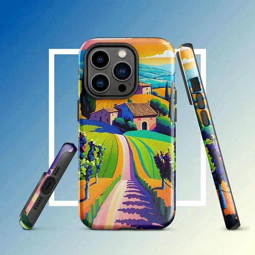 Ollieprint Tuscan Dream Art Tough Case for iPhone® 11, 12, 13, 14, 15 - Ollie Print Designs LLC