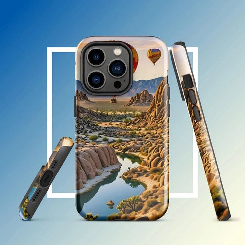 Ollie Print Canyon Balloon Tour Art Tough Case for iPhone® 11, 12, 13, 14, 15 - Ollie Print Designs LLC