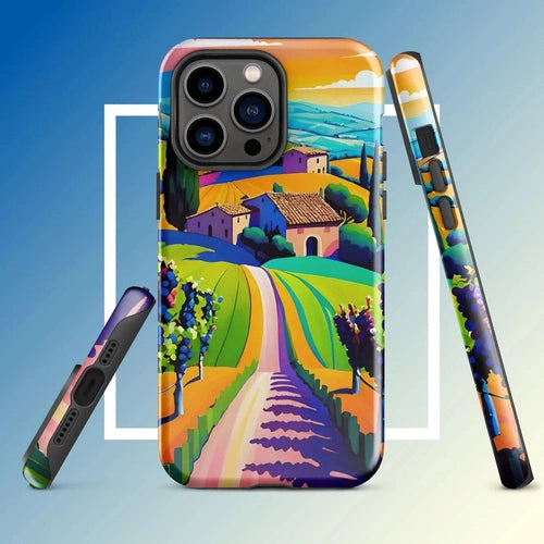 Ollieprint Tuscan Dream Art Tough Case for iPhone® 11, 12, 13, 14, 15 - Ollie Print Designs LLC