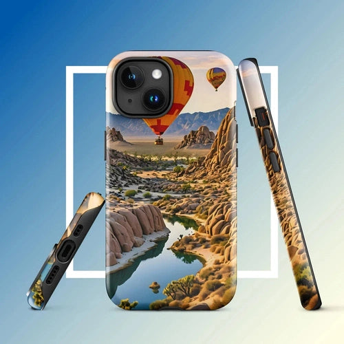 Ollie Print Canyon Balloon Tour Art Tough Case for iPhone® 11, 12, 13, 14, 15