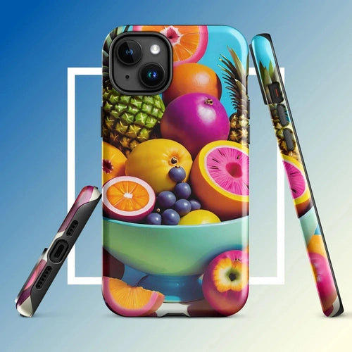 OlliePrint Vibrant Tropical Fruit Tough Case for iPhone®