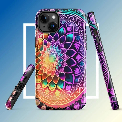 Ollieprint Dynamic Mandala Artwork Tough Case for iPhone® 11, 12, 13, 14, 15