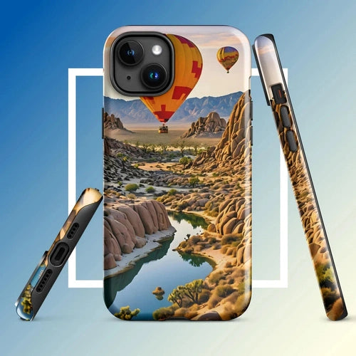 Ollie Print Canyon Balloon Tour Art Tough Case for iPhone® 11, 12, 13, 14, 15
