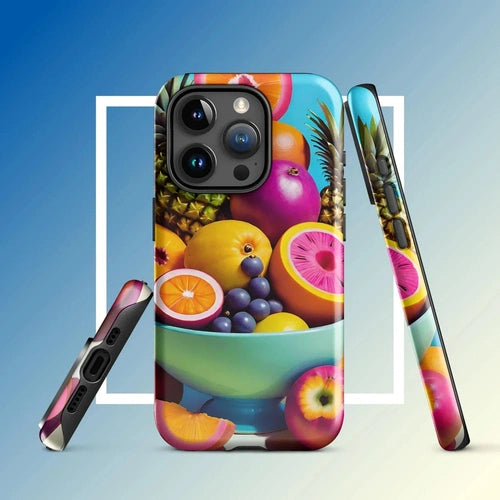 OlliePrint Vibrant Tropical Fruit Tough Case for iPhone®