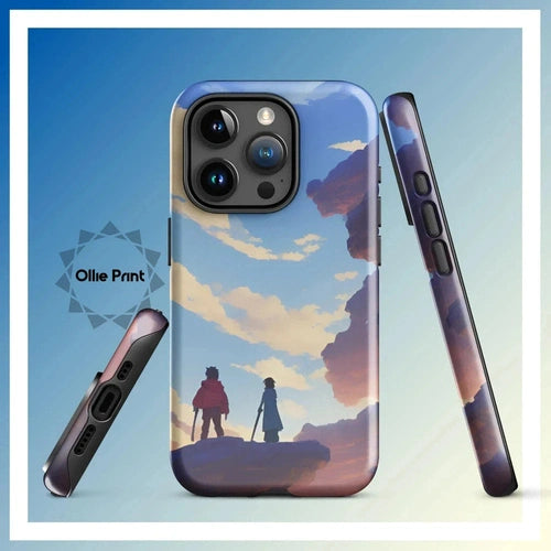 Ollieprint Anime Style Cloud Walkers Art Tough Case for iPhone® 11, 12, 13, 14, 15