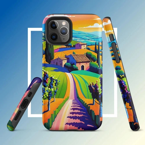 Ollieprint Tuscan Dream Art Tough Case for iPhone® 11, 12, 13, 14, 15 - Ollie Print Designs LLC