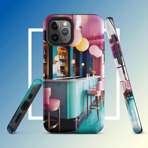 Ollieprint Art Deco Hotel Bar Tough Case for iPhone® 11, 12, 13, 14, 15 - Ollie Print Designs LLC