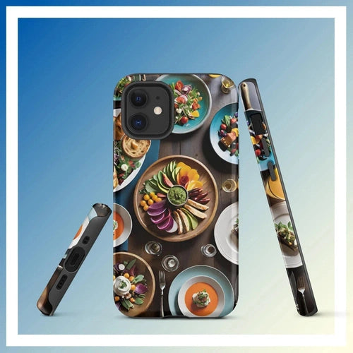 Ollieprint Foodie Dream Tough Case for iPhone® 11, 12, 13, 14, 15 - Ollie Print Designs LLC