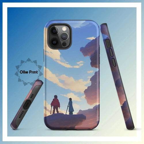 Ollieprint Anime Style Cloud Walkers Art Tough Case for iPhone® 11, 12, 13, 14, 15 - Ollie Print Designs LLC