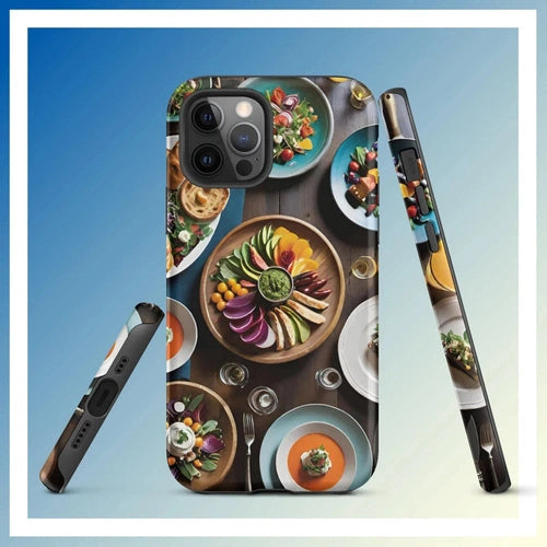 Ollieprint Foodie Dream Tough Case for iPhone® 11, 12, 13, 14, 15 - Ollie Print Designs LLC