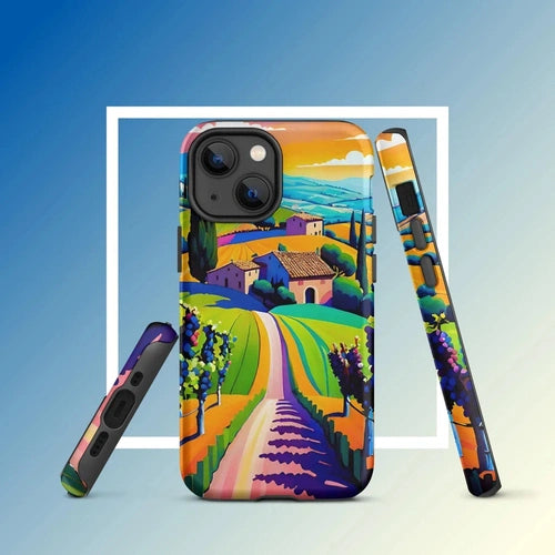 Ollieprint Tuscan Dream Art Tough Case for iPhone® 11, 12, 13, 14, 15 - Ollie Print Designs LLC