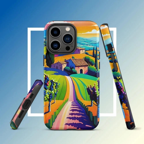 Ollieprint Tuscan Dream Art Tough Case for iPhone® 11, 12, 13, 14, 15 - Ollie Print Designs LLC