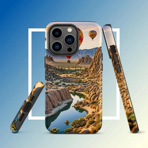 Ollie Print Canyon Balloon Tour Art Tough Case for iPhone® 11, 12, 13, 14, 15 - Ollie Print Designs LLC