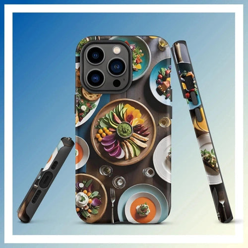 Ollieprint Foodie Dream Tough Case for iPhone® 11, 12, 13, 14, 15 - Ollie Print Designs LLC