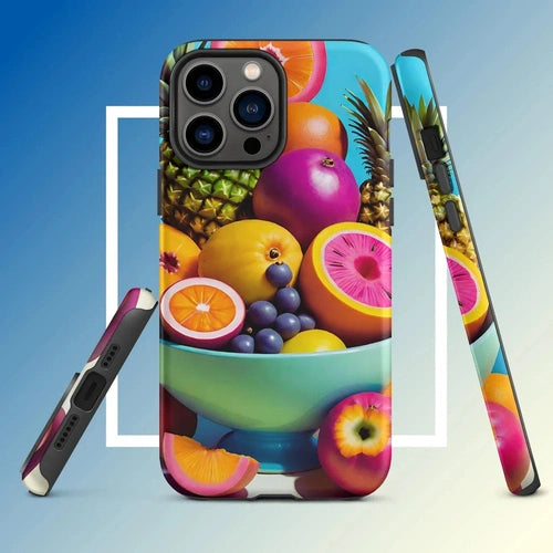 OlliePrint Vibrant Tropical Fruit Tough Case for iPhone® - Ollie Print Designs LLC