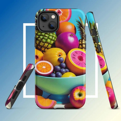 OlliePrint Vibrant Tropical Fruit Tough Case for iPhone® - Ollie Print Designs LLC