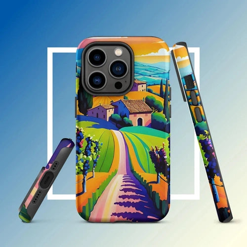 Ollieprint Tuscan Dream Art Tough Case for iPhone® 11, 12, 13, 14, 15 - Ollie Print Designs LLC