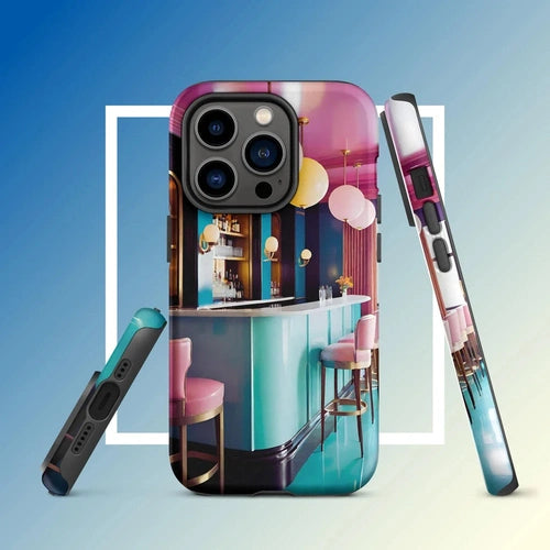 Ollieprint Art Deco Hotel Bar Tough Case for iPhone® 11, 12, 13, 14, 15 - Ollie Print Designs LLC