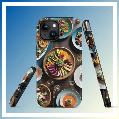 Ollieprint Foodie Dream Tough Case for iPhone® 11, 12, 13, 14, 15