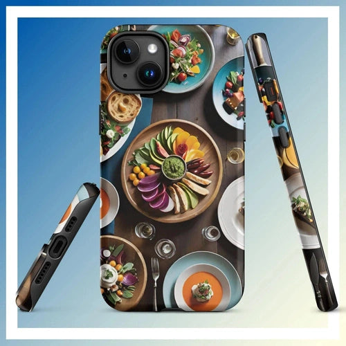 Ollieprint Foodie Dream Tough Case for iPhone® 11, 12, 13, 14, 15