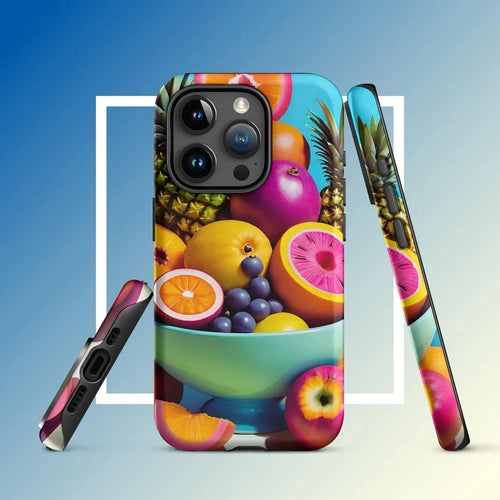 OlliePrint Vibrant Tropical Fruit Tough Case for iPhone®