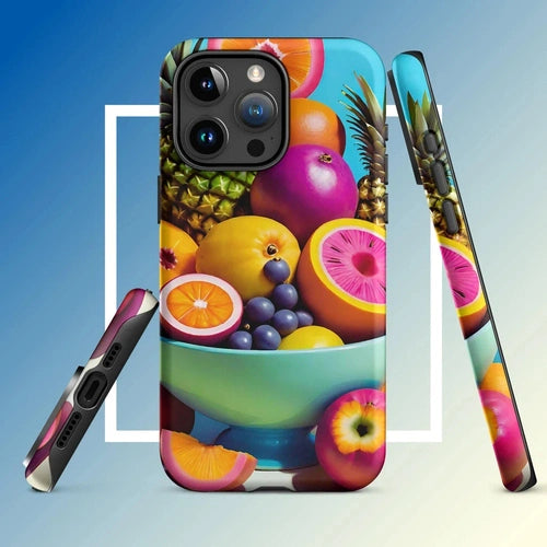 OlliePrint Vibrant Tropical Fruit Tough Case for iPhone®