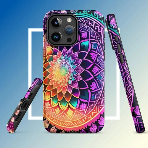 Ollieprint Dynamic Mandala Artwork Tough Case for iPhone® 11, 12, 13, 14, 15
