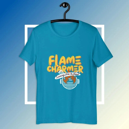 Grilling Flame Charmer Dad Tee t-shirt - Ollie Print Designs LLC
