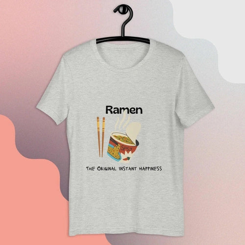 Ramen The Original Instant Happiness Unisex T-shirt - Ollie Print Designs LLC