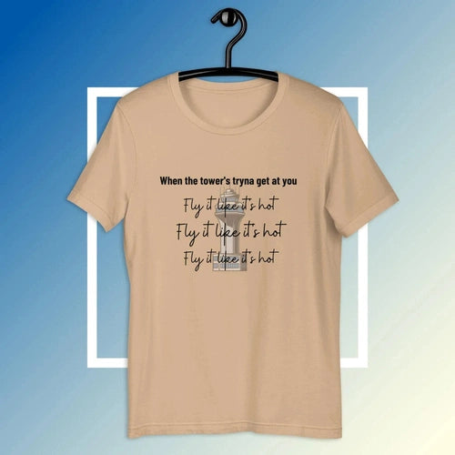 Fly It Like It's Hot Pilot Tee - Cool Aviation Shirt - Ollie Print Designs LLC