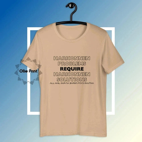 Harkonnen Problems Require Harkonnen Solutions Tee - Ollie Print Designs LLC
