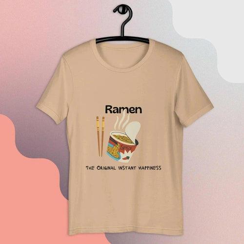 Ramen The Original Instant Happiness Unisex T-shirt - Ollie Print Designs LLC