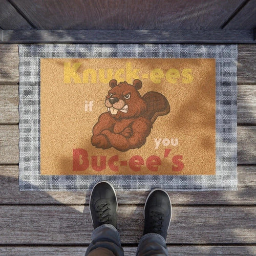 Knuck If You Buck Buc-ee's Inspired Fun Doormat - Welcome in Style! - Ollie Print Designs LLC