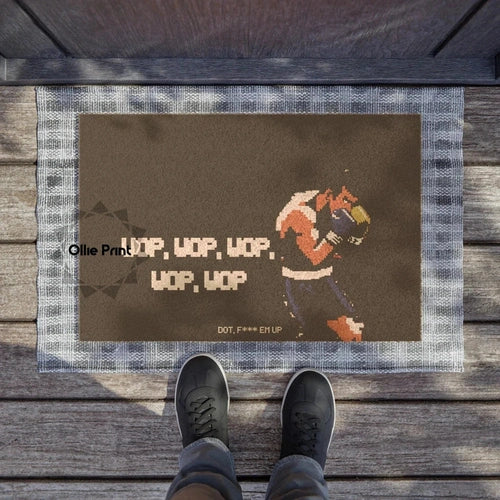 Wop, Wop, Wop, Wop, Wop "Not Like Us" Boxing Doormat - Ollie Print Designs LLC