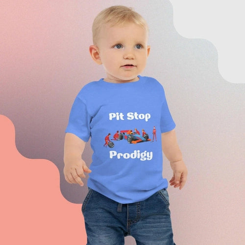 Baby Formula 1 Pit Stop Prodigy Jersey Short Sleeve Tee - Ollie Print Designs LLC