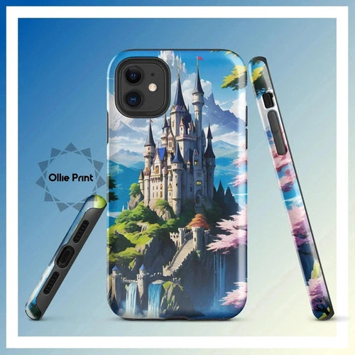 Ollieprint Castle of your Dreams Art Tough Case for iPhone® 11, 12, 13, 14, 15 - Ollie Print Designs LLC