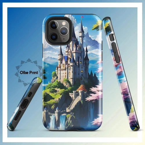 Ollieprint Castle of your Dreams Art Tough Case for iPhone® 11, 12, 13, 14, 15 - Ollie Print Designs LLC