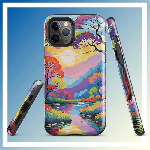 Ollie Print Lakeside Retreat iPhone® 11, 12, 13, 14, 15 Tough Case - Ollie Print Designs LLC